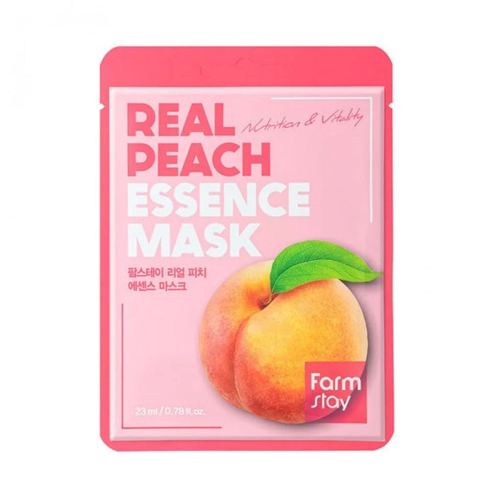 DANDI-BEAUTY-farm-stay-real-essence-mask-peach-essence-25ml